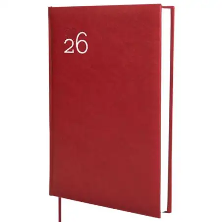 (625187426) FINOCAM AGENDA DYNAMIC MILANO Y11-165X240MM 1DP TAPA DURA BURDEOS 2026