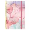(742212626) FINOCAM AGENDA ESPIRAL DESIGN COLLECTION E5-117X181MM SVH TAPA PP GOLDY 2026