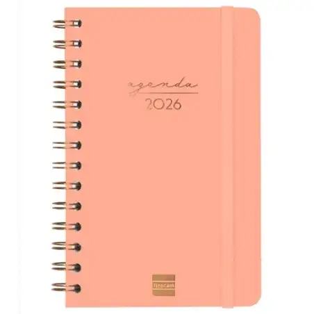 (762000526) FINOCAM AGENDA ESPIRAL ALMA E5-117X181MM SVH TAPA DURA CORAL 2026