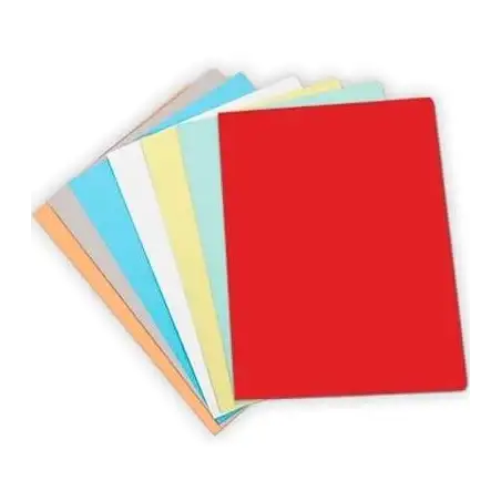 (400040507) GIO SUBCARPETA SIMPLE CARTULINA A4 180GR AZUL PASTEL -PACK DE 50U-
