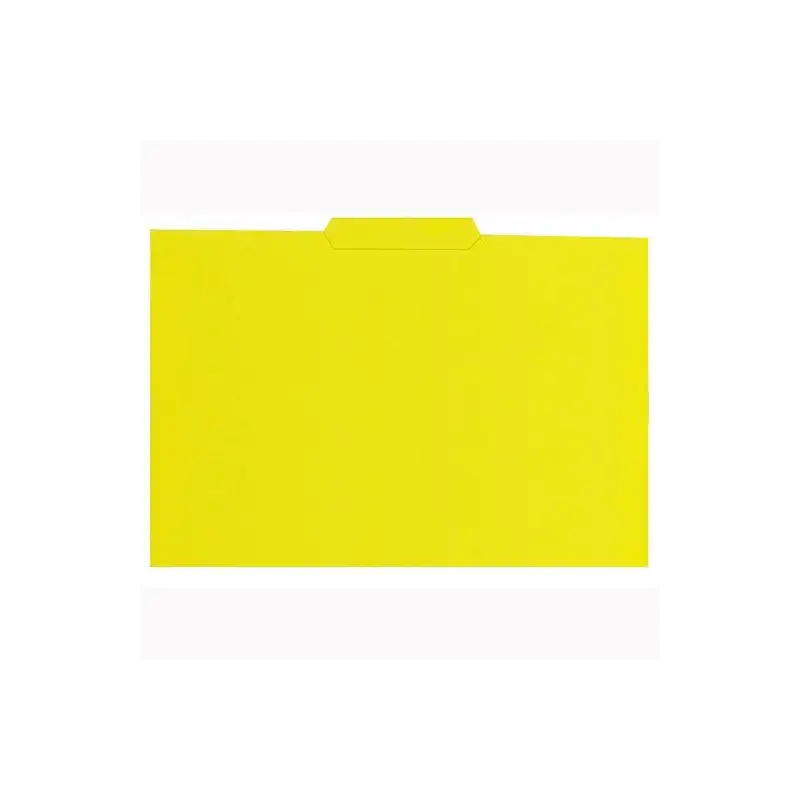 (400040696) GIO SUBCARPETA CON PESTAÑA CENTRAL FOLIO CARTULINA 250GR AMARILLO INTENSO -50U-