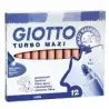 (F456005) GIOTTO ROTULADORES TURBO MAXI NARANJA ESTUCHE 12 UD
