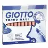 (F456020) GIOTTO ROTULADORES TURBO MAXI VERDE CYNABRIO ESTUCHE 12 UD