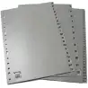 (44409071) GRAFOPLÁS JUEGO DE ABECEDARIO FOLIO 16 TALADROS PP OPACO GRIS