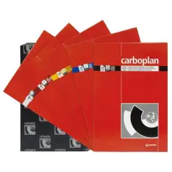 (72090030) GRAFOPLAS PAPEL CARBÓN Y DE CALCAR CARBOPLAN 210X330MM PACK 10H AZUL