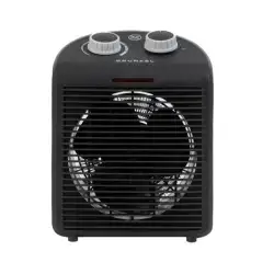 (WB-2000PLUS) GRUNKEL CALEFACTOR CON 2 NIVELES POTENCIA NEGRO