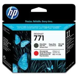 (CE017A) HP CABEZAL NEGRO MATE/ROJO CROMÁTICO DESIGNJET 771