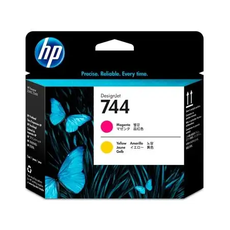 (F9J87A) HP CABEZAL MAGENTA Y AMARILLO DESIGNJET 744