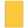 (IMP0102) IMPREX CUADERNO ESPIRAL TAPA PP FOLIO 80H 90GR 4X4 AMARILLO