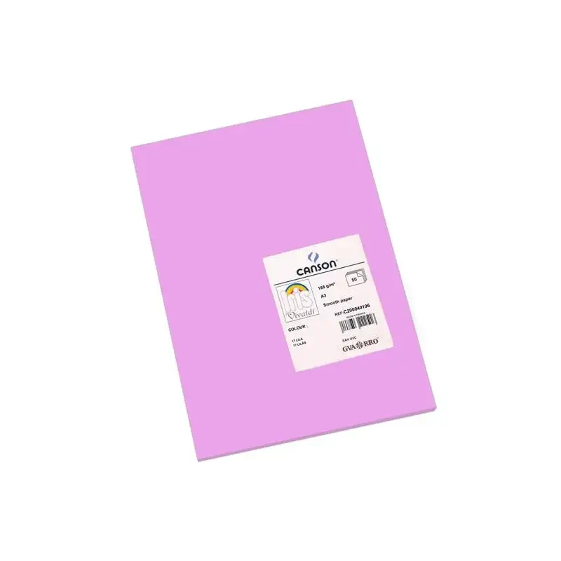 (C200040196) IRIS CARTULINA 297X420MM 185GR LILA -50U-
