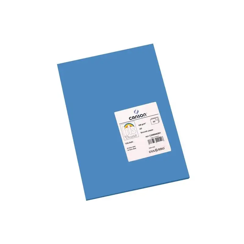 (C200040201) IRIS CARTULINA 297X420MM 185GR AZUL MAR -50U-