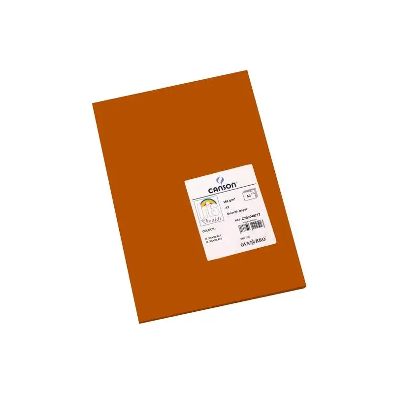 (C200040213) IRIS CARTULINA 297X420MM 185GR CHOCOLATE -50U-
