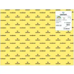 (C200040220) IRIS CARTULINA 50X65CM 185GR AMARILLO LIMÓN -25U-