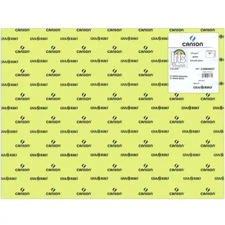 (C200040237) IRIS CARTULINA 50X65CM 185GR VERDE MANZANA -25U-