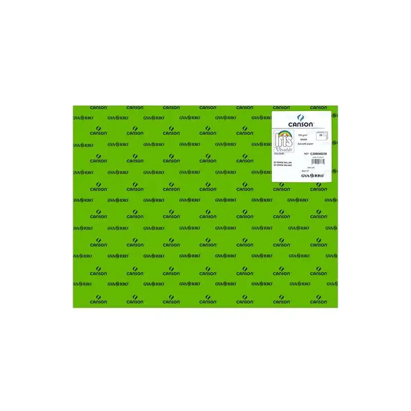 (C200040238) IRIS CARTULINA 50X65CM 185GR VERDE BILLAR -25U-