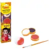 (174SC) JOVI MAQUILLAJE CREMA ESTUCHE 3 BOTES 8ML + ACCESORIOS SCARY
