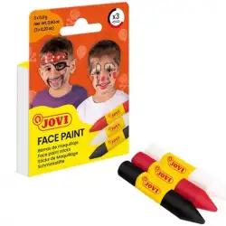 (175SC) JOVI MAQUILLAJE ESTUCHE 3 BARRAS SCARY