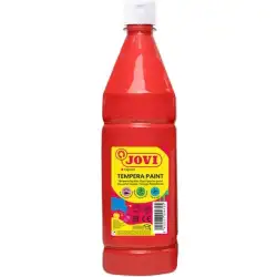 (51107) JOVI TÉMPERA LÍQUIDA PAINT BERMELLÓN BOTELLA 1000ML