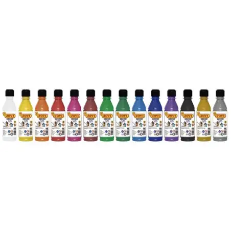 (68006) JOVI PINTURA PLÁSTICA JOVIDECOR ACRYL BOTELLA DE 250ML NARANJA