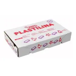 (7104) JOVI PLASTILINA SCHOOL PASTILLA 150GR NARANJA CAJA 15 UD