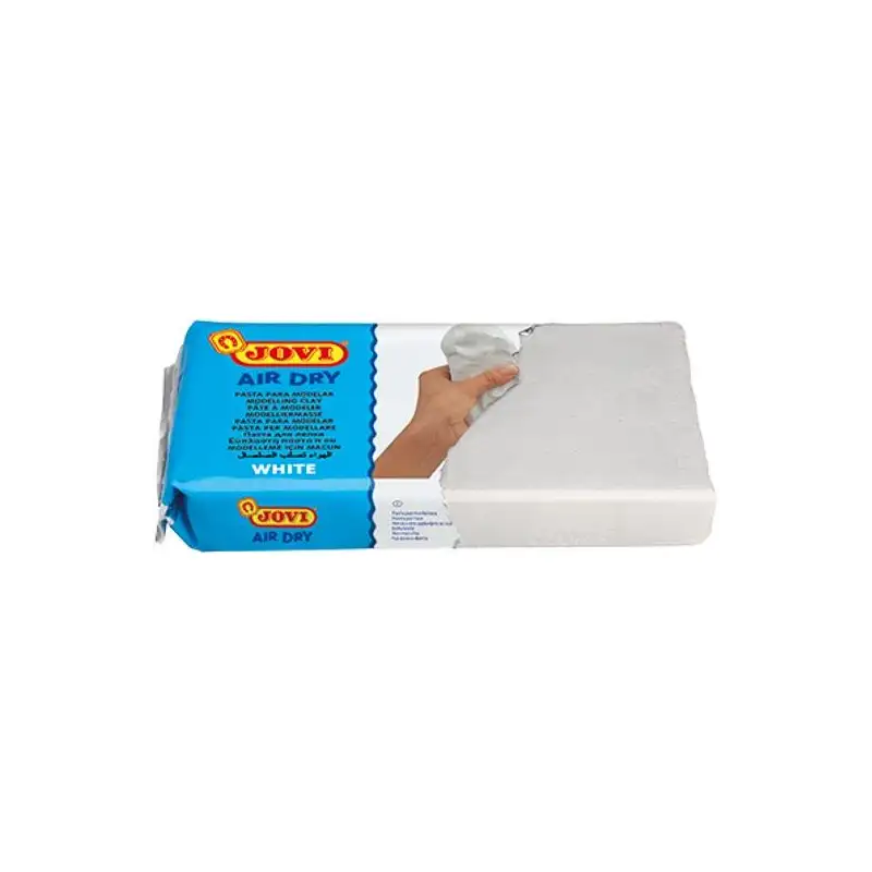 (86) JOVI AIR DRY PASTILLA DE PASTA MODELAR ENDURECE AL AIRE 1000GR BLANCA