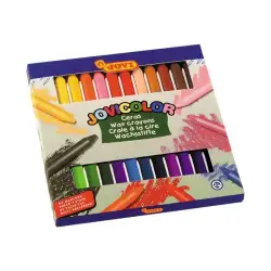 (980/24) JOVI CERAS JOVICOLOR 75MM COLORES SURTIDOS ESTUCHE 24 UD