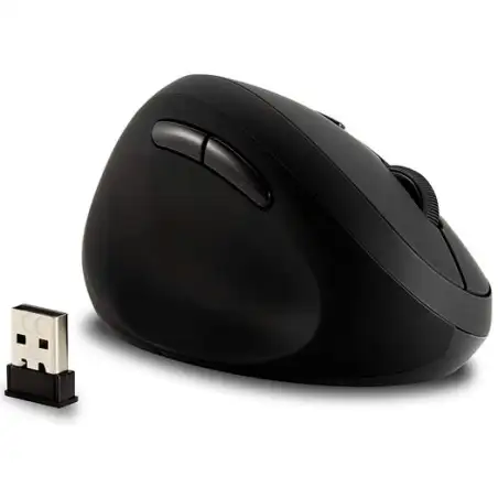 (K79810WW) KENSINGTON RATÓN PRO FIT ERGONÓMICO VERTICAL INALÁMBRICO 800/1200/1600 PPP ZURDOS 6 BOTONES NEGRO