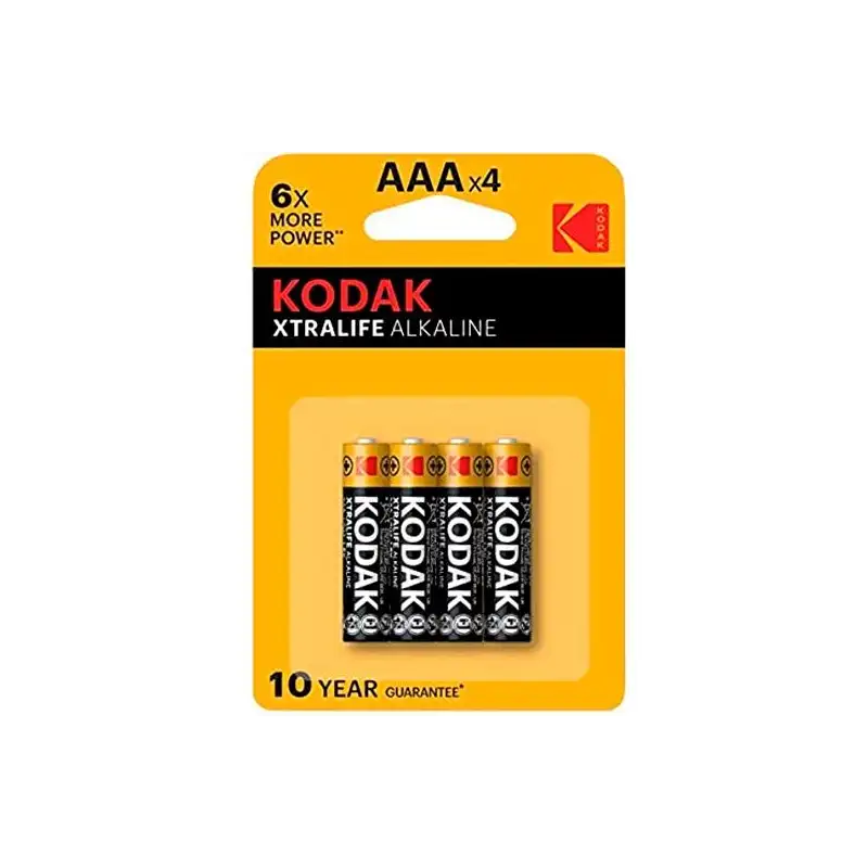 (KDXLR3P4B) KODAK PILAS EXTRALIFE ALCALINA 4UD LR03 AAA BLISTER