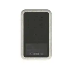 (KFKE87) KREAFUNK CARGADOR POWER BANK CON CARGA INALÁMBRICA QI 5K MAH AMARILLO TRIGO