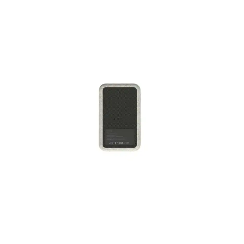 (KFKE87) KREAFUNK CARGADOR POWER BANK CON CARGA INALÁMBRICA QI 5K MAH AMARILLO TRIGO