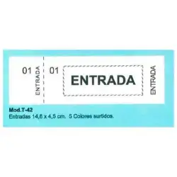 (T-42) LOAN TALONARIO ENTRADA 100H 14