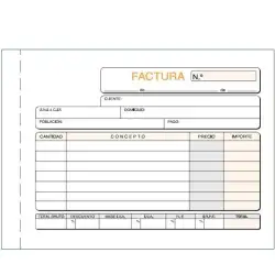 (T-67) LOAN TALONARIO FACTURAS OCTAVO APAISADO DUPLICADO AUTOCOPIA