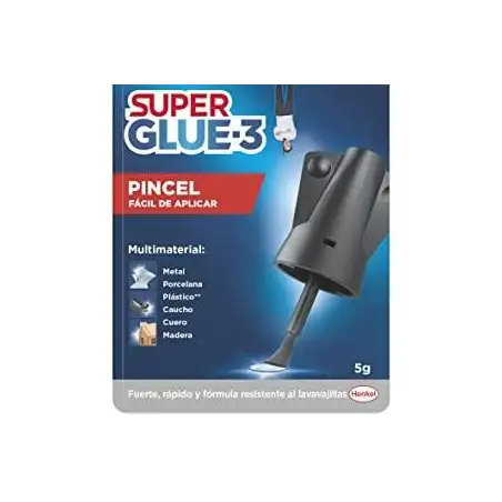 (2640969/2046283/2640) LOCTITE SUPER GLUE-3 ADHESIVO INSTANTÁNEO PINCEL 5GR