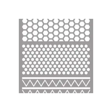(090014) LA PAJARITA STENCIL ST-14 PLANTILLA DECORATIVA MODELO TEXTURES