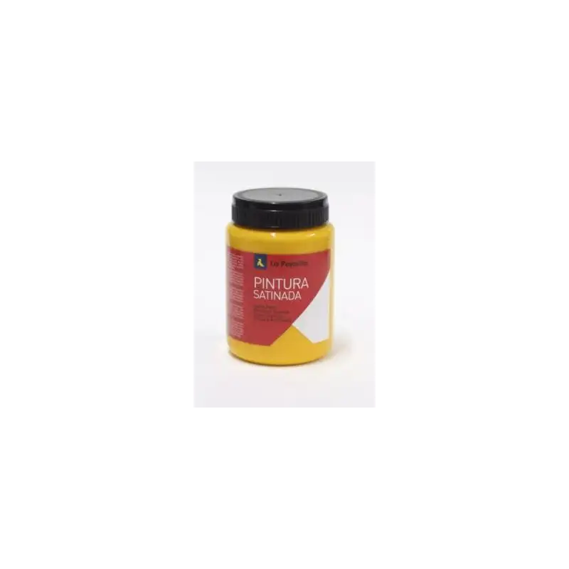 (168622) LA PAJARITA TÉMPERA ESCOLAR BOTE DE 35ML SATINADA AMARILLO MEDIO L-27