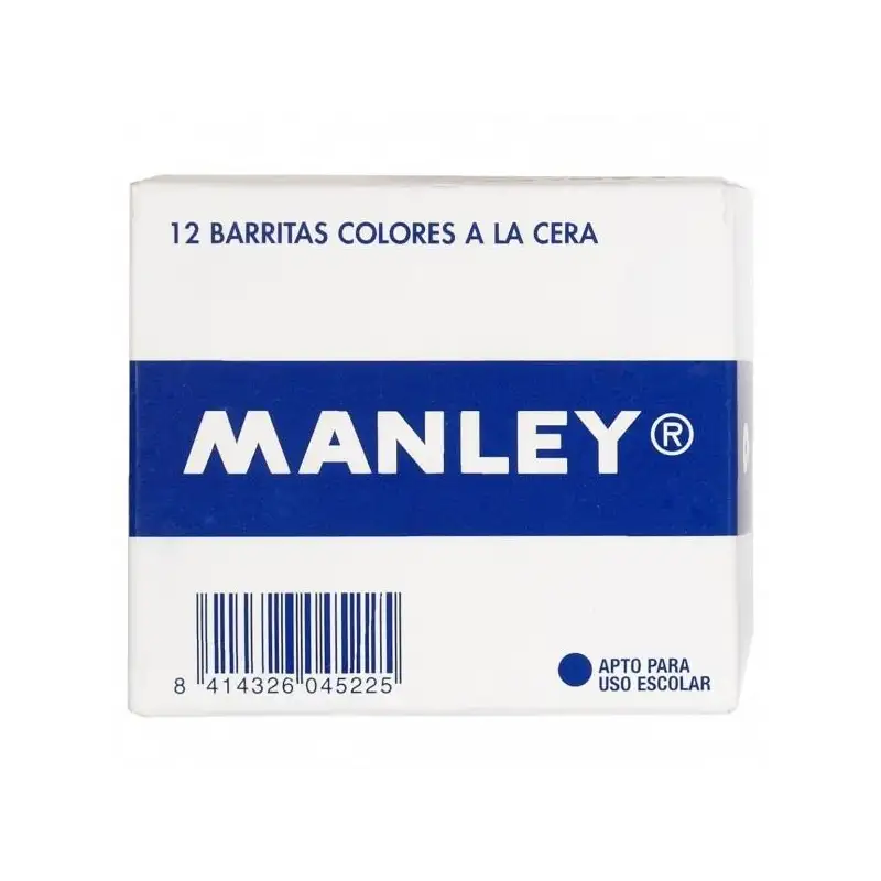 (MNC04781) MANLEY ESTUCHE DE 12 CERAS 60MM (35) ROJO CLÁSICO