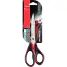 (499210) MAPED TIJERAS MULTIUSOS ADVANCED SOFT GEL 21CM ASIMÉTRICAS MANGO NEGRO/ROJO -BLISTER-