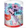 (063011) MAPED AFILALÁPICES VIVO 1 AGUJERO SURTIDOS PASTEL -EXPOSITOR 75U-