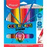 (862724) MAPED LÁPICES DE COLORES COLOR´PEPS STRONG C/SURTIDOS ESTUCHE 24 UD