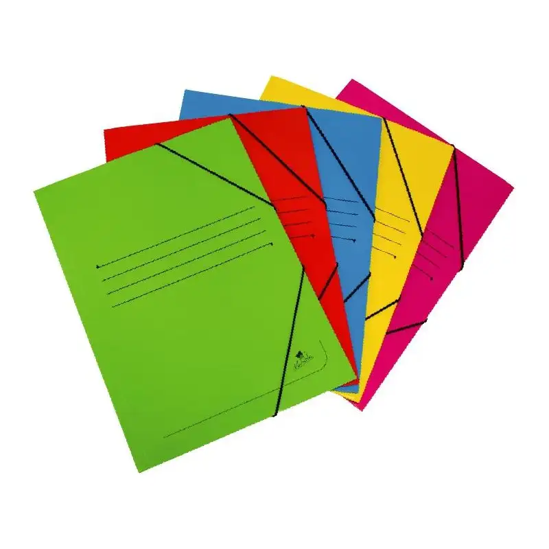 (1085RO) MARIOLA CARPETA CARTÓN 500 GR SOLAPA GOMAS FOLIO MATE ROJO -20U-
