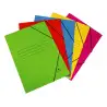 (1085RO) MARIOLA CARPETA CARTÓN 500 GR SOLAPA GOMAS FOLIO MATE ROJO -20U-
