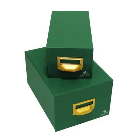 (3-500) MARIOLA FICHERO CARTÓN FORRADO GELTEX 500 FICHAS DE 150X100 VERDE
