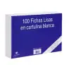 (3114L) MARIOLA FICHA LISA 200X120MM CARTULINA 180GR BLANCO PAQUETE DE 100
