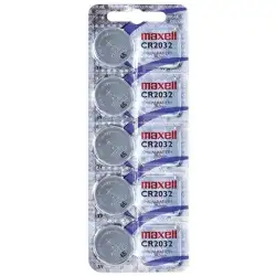 (CR2032 E-B5 MXL) MAXELL PILAS PLANAS DE LITIO 3V - CR2032 -PACK 5-