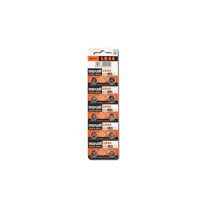 (LR0044-B10 MXL) MAXELL PILAS PLANAS ALCALINAS 1