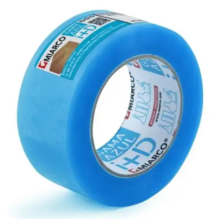 (22742) MIARCO CINTA DE EMBALAJE GAMA AZUL ROLLO 48X132 TRANSPARENTE