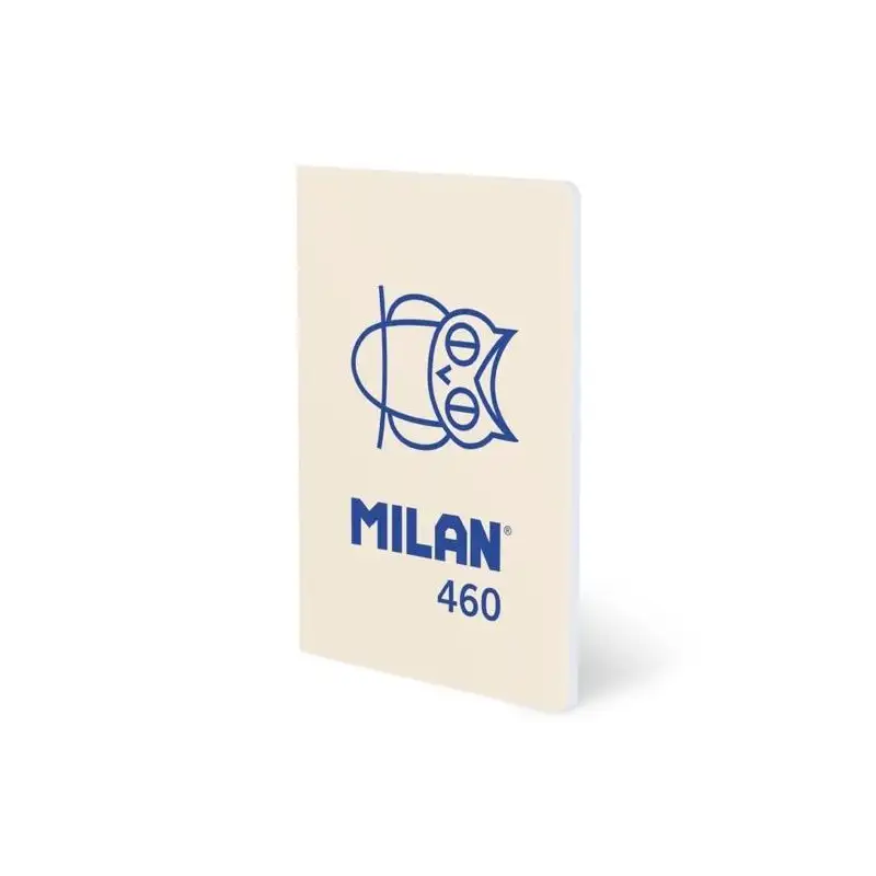 (57252G24BG460) MILAN LIBRETA GRAPADA A5 24H PAPEL BLANCO 95GR LÍNEA 7MM COLECCIÓN 460 SINCE 1918 BEIGE