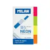 (87039) MILAN MARCADORES DE PÁGINA 160 PUNTOS 50X20MM 4 COLORES NEÓN