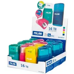 (4700116) MILAN AFILABORRA TRI SERIE ACID C/SURTIDOS CAJA EXPOSITORA 16 UD