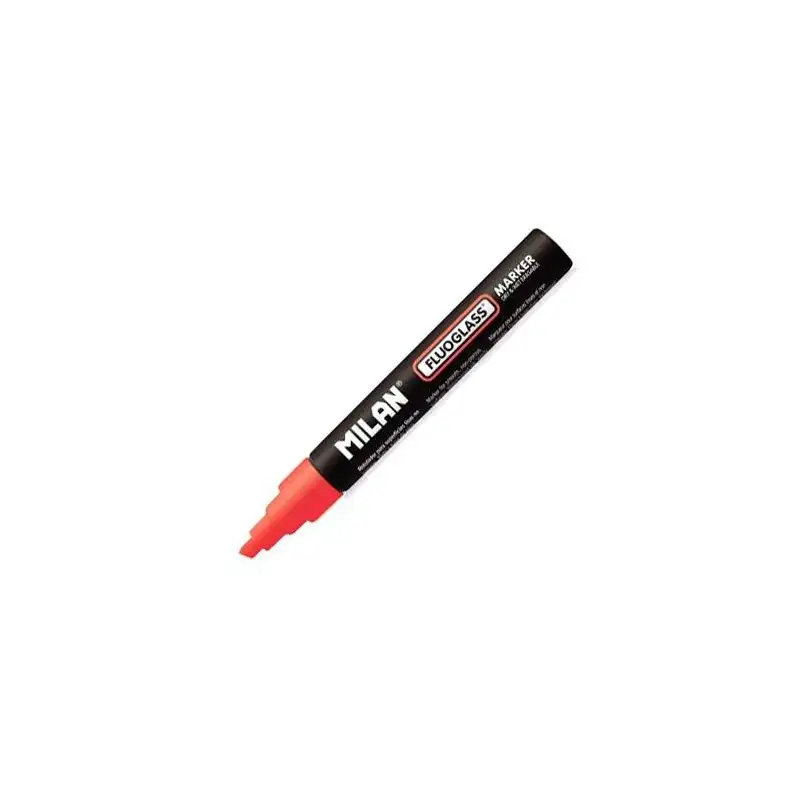 (591293012) MILAN FLUOGLASS ROTULADOR BORRABLE ROJO